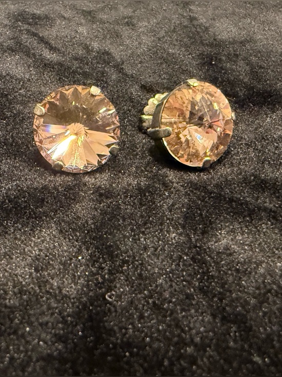 Sabika Jewelry - Sabika Blush Crystal Stud Earrings